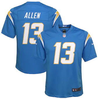 youth nike keenan allen powder blue los angeles chargers ga